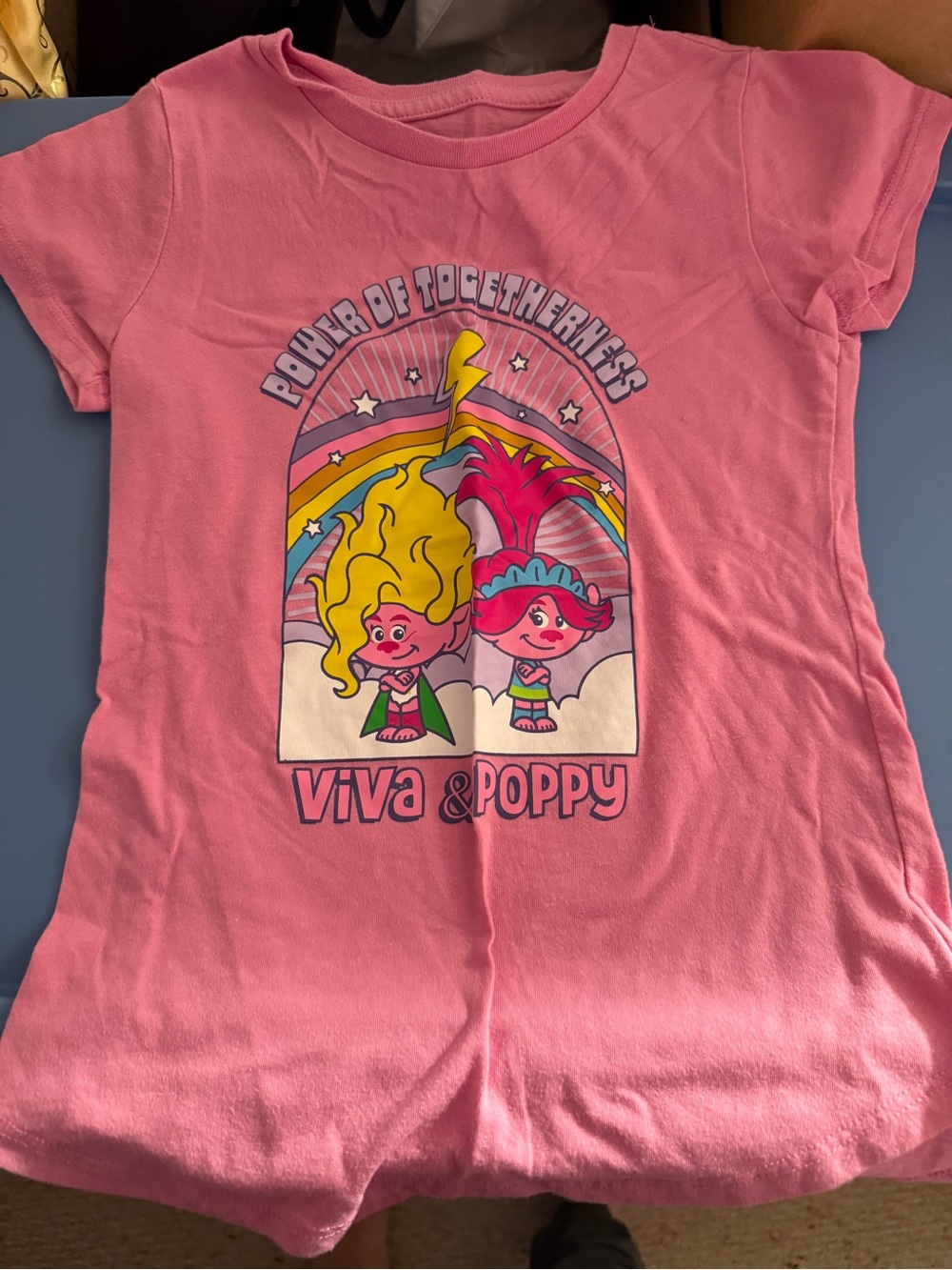 Dreamworks Pink Viva & Poppy Short Sleeve Tee